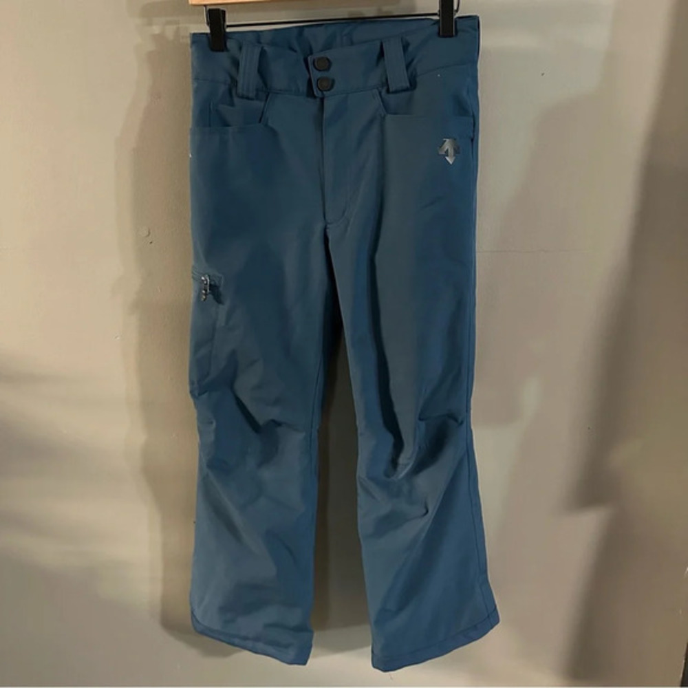DESCENT YOUTH SNOW PANTS 12 SKI SNOWBOARD WINTER TEAL BLUE‎